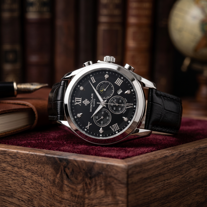 Montclair NOIR Royale Black Chronograph Watch